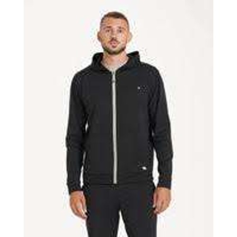 Vuori Coronado Hoodie Mens XL Black Full Zip Performance V243